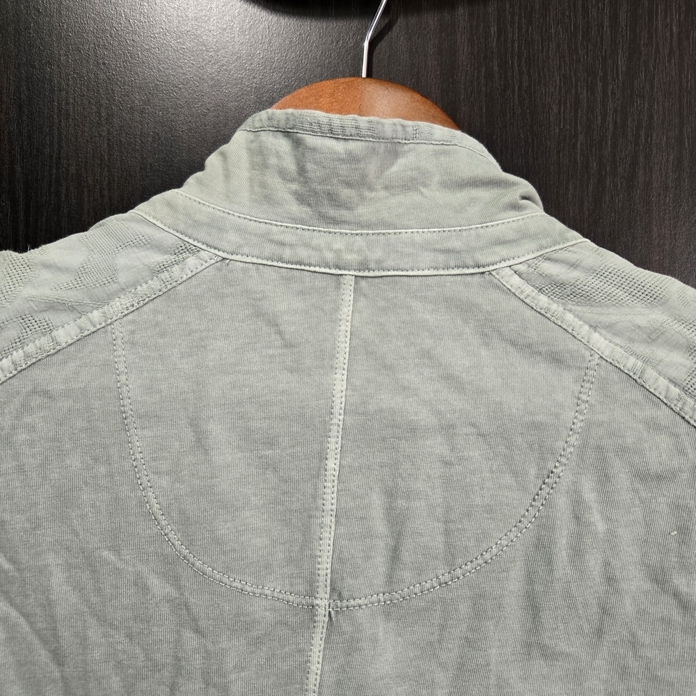 Sandwich Women's Green Thin Shirt Blazer Jacket Pretty Detail Size Small - Picture 9 of 11